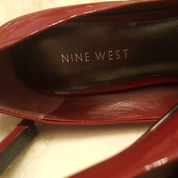 Nine West👠Rare Color Burgandy Moon - Picture 10 of 14